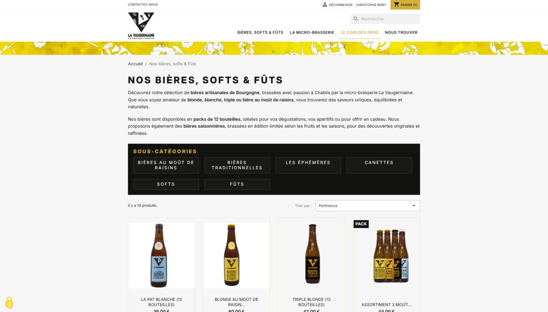 La Vaugermaine, brasserie artisanale