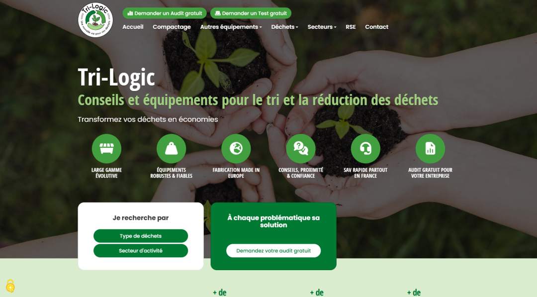 Tri-Logic, conseils & équipements pour le tri et la réduction des déchets.