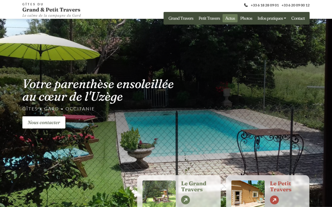 Gîtes du Grand et Petit Travers, Uzès